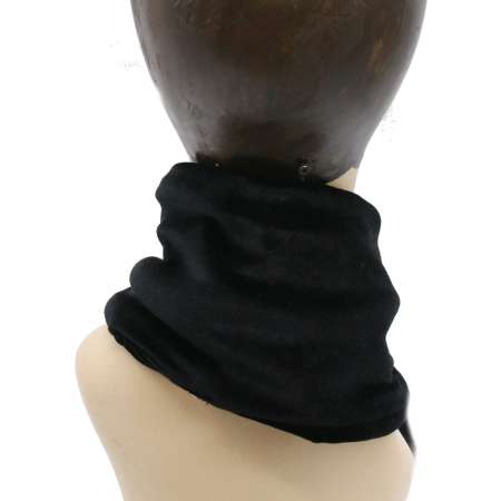 Steckschal schwarz vintage schlicht